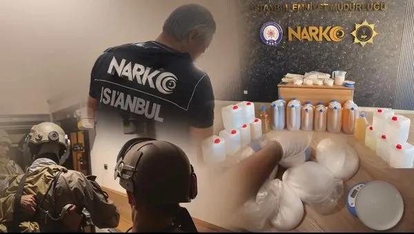 0x0 istanbulda uyusturucu operasyonu 207 kilo metamfetamin 98 kilo kimyasal madde ele gecirildi 2 supheli gozaltin 1755581933384