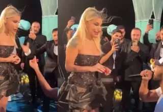 İrem Derici’nin Melih Kunukçu’dan evlilik teklifi aldığı anlar olay oldu