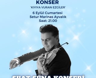 SUAT SUNA 6 EYLÜL’DE AYVALIK’TA ART ON THE BOAT FESTİVALİNDE SAHNE ALACAK