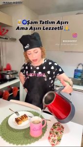 Gülbahar Aydın  Gülbahar Şefin Tatlı Lezzetleri olarak  Şam Tatlısı ve Çiğ Böreğinde iddialı